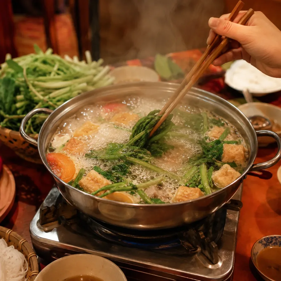 Bàn ăn tại Thuận Bê Thui
